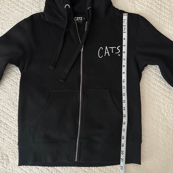 Vintage Cats the Musical Broadway Full Zip Up Hoodie Sweatshirt Small - Picture 3 of 7